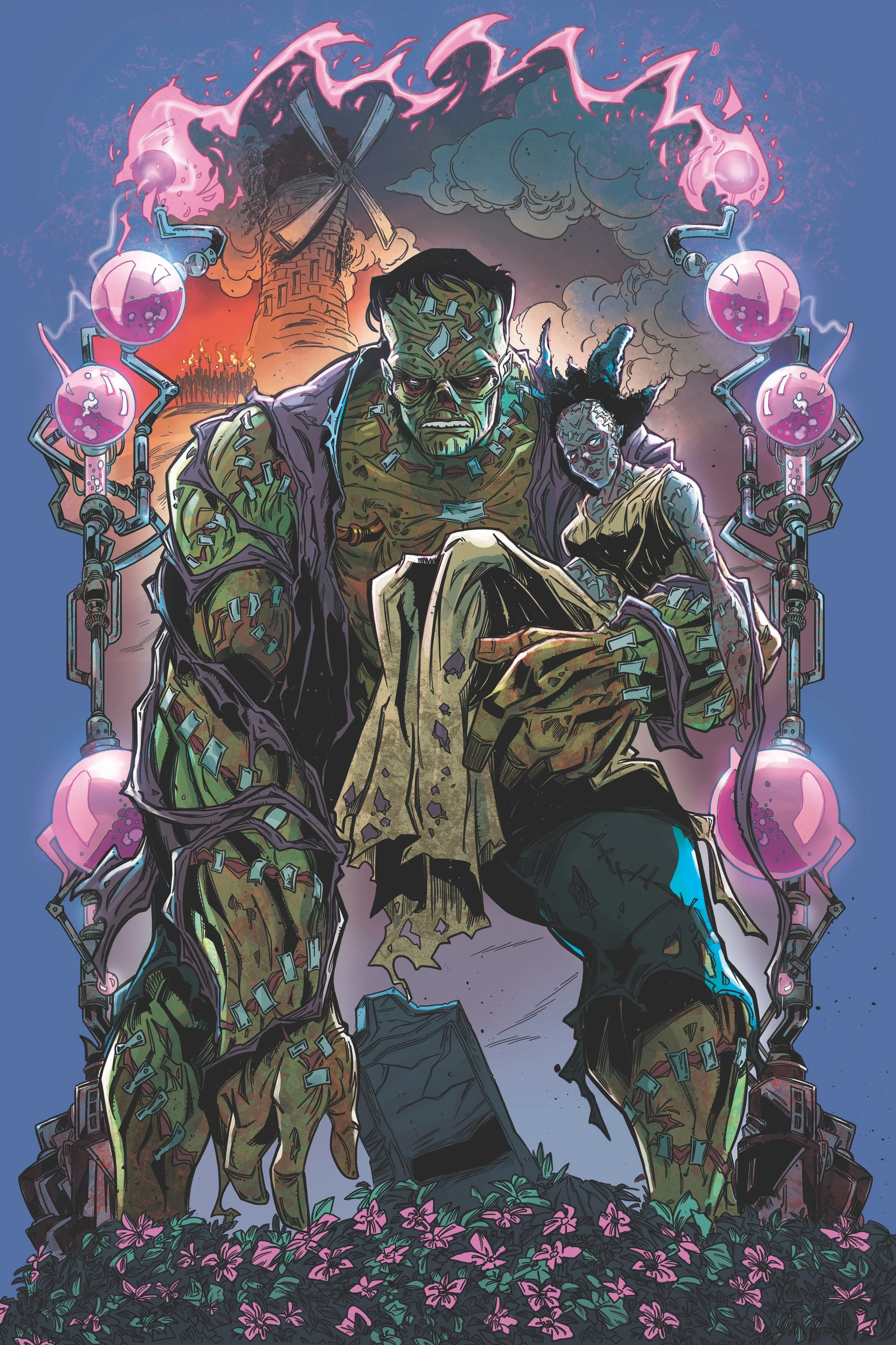 Monsters & Mayhem - Dracula (Blue) - Virgin Variant — THE ART OF